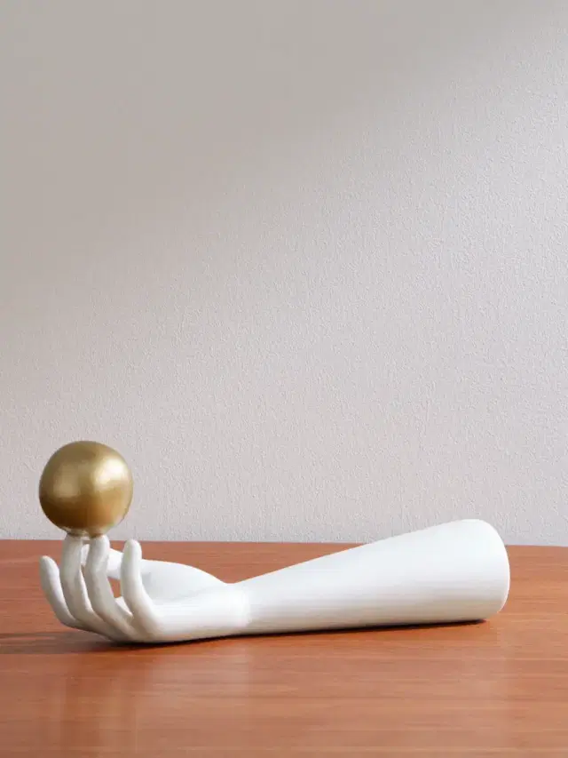 L'Objet Atlas Gold-Plated Porcelain Incense Burner - Men