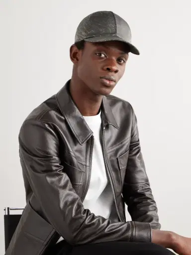 Berluti Scritto-Jacquard Twill Baseball Cap - Men | Thumbnail 2 Berluti Scritto-Jacquard Twill Baseball Cap - Men | Thumbnail 2