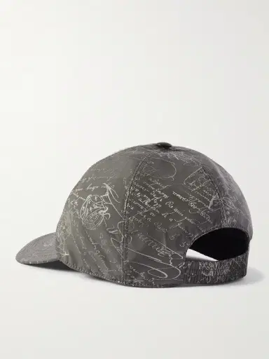 Berluti Scritto-Jacquard Twill Baseball Cap - Men | Thumbnail 3 Berluti Scritto-Jacquard Twill Baseball Cap - Men | Thumbnail 3