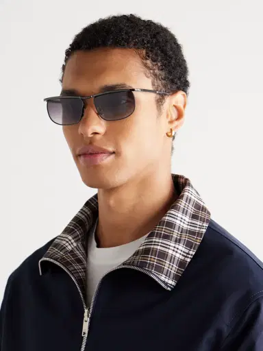 Jacques Marie Mage Melville Rectangular-Frame Beta Titanium Sunglasses - Men | Thumbnail 2 Jacques Marie Mage Melville Rectangular-Frame Beta Titanium Sunglasses - Men | Thumbnail 2