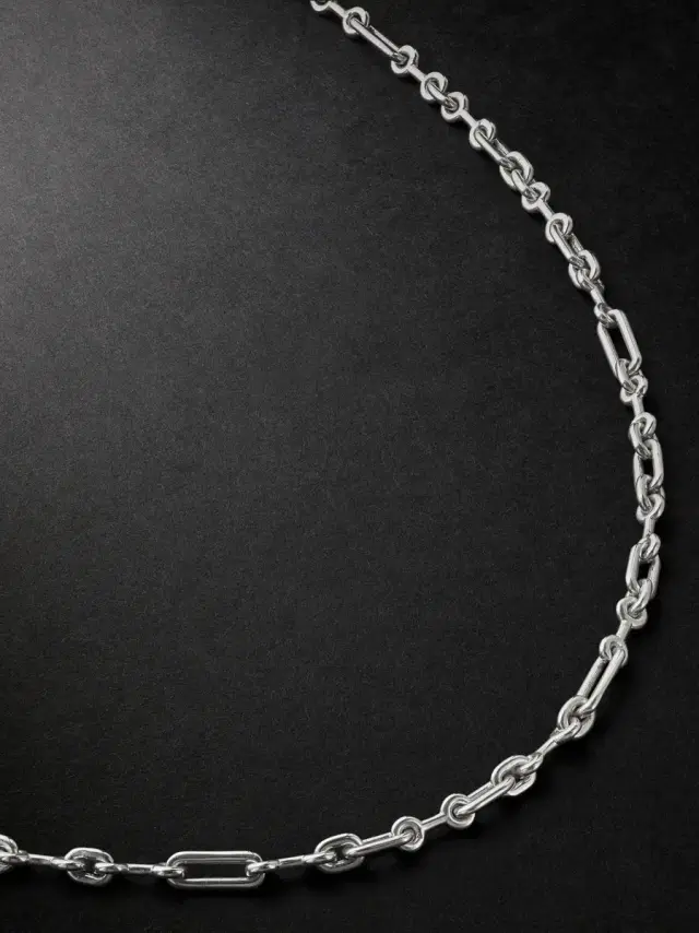 M. COHEN Pelham Small Sterling Silver Necklace - Men