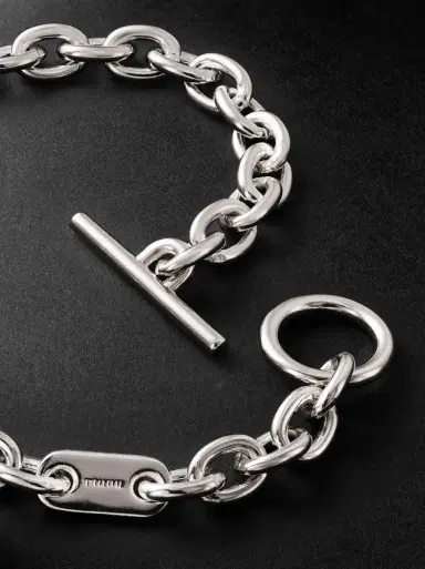 M. COHEN Cuadro Sterling Silver Chain Bracelet - Men | Thumbnail 3 M. COHEN Cuadro Sterling Silver Chain Bracelet - Men | Thumbnail 3