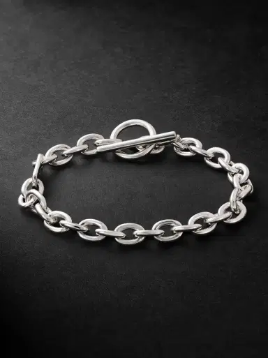 M. COHEN Cuadro Sterling Silver Chain Bracelet - Men | Thumbnail 1 M. COHEN Cuadro Sterling Silver Chain Bracelet - Men | Thumbnail 1