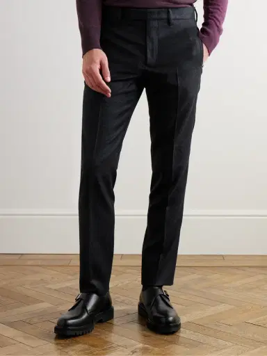 MR P. Philip Slim-Fit Straight-Leg Wool-Flannel Suit Trousers - Men | Thumbnail 3