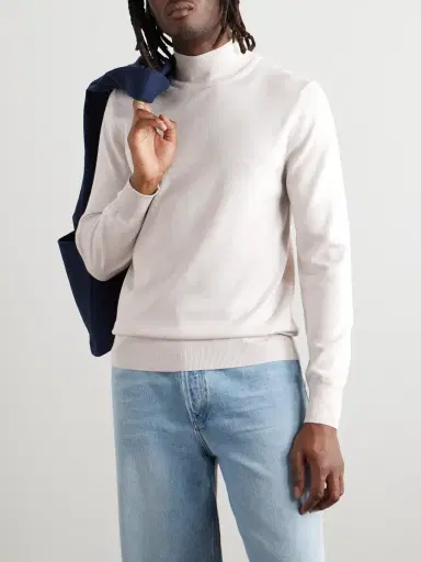 MR P. Merino Wool Mock-Neck Sweater - Men | Thumbnail 3