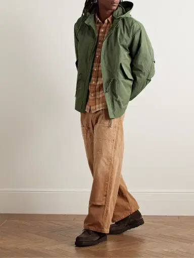 FrizmWORKS Oscar Convertible Cotton and Nylon-Blend Twill Hooded Jacket with Ripstop Liner - Men | Thumbnail 2