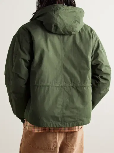 FrizmWORKS Oscar Convertible Cotton and Nylon-Blend Twill Hooded Jacket with Ripstop Liner - Men | Thumbnail 3