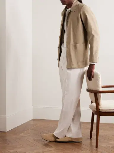 Saman Amel Suede Jacket - Men | Thumbnail 2