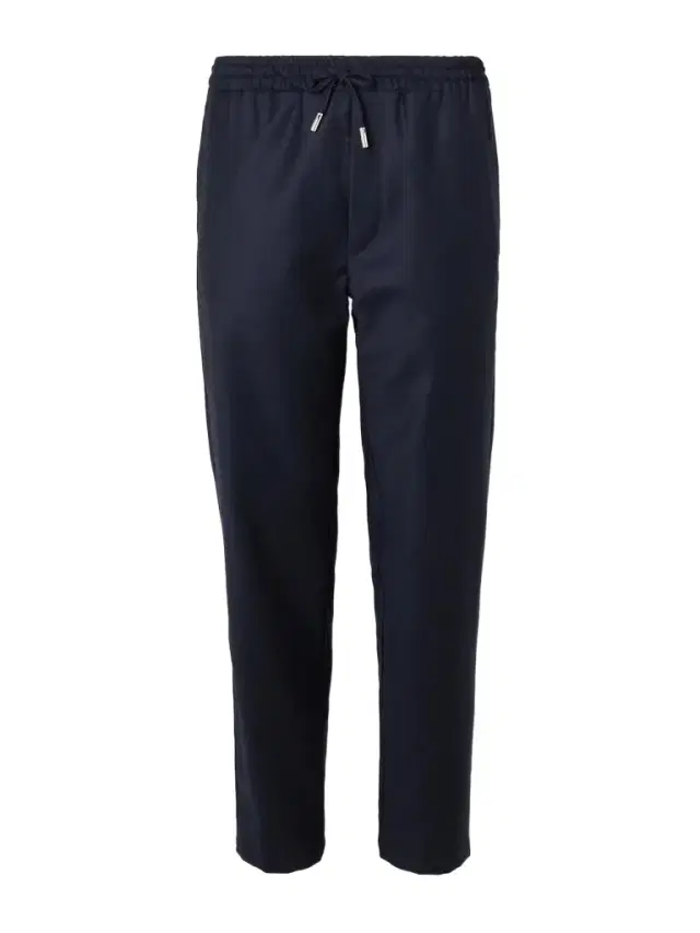 MR P. James Slim-Fit Wool-Flannel Drawstring Suit Trousers - Men