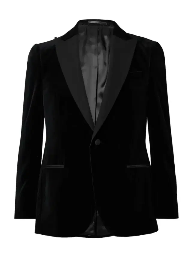 MR P. Slim-Fit Twill-Trimmed Cotton-Velvet Tuxedo Jacket - Men