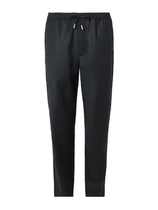MR P. James Slim-Fit Wool-Flannel Drawstring Suit Trousers - Men