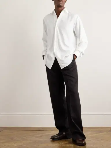 Saman Amel Silk Shirt - Men | Thumbnail 2