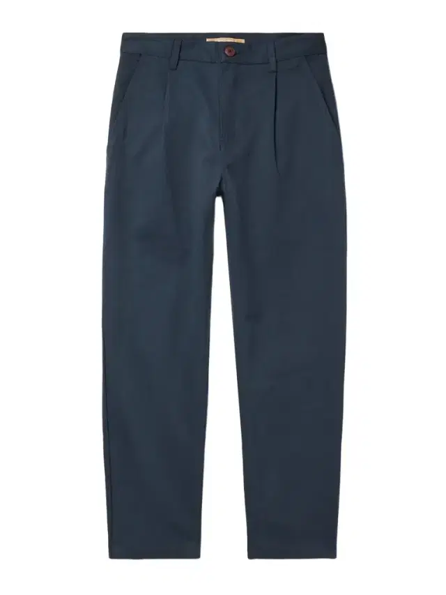 FrizmWORKS Haworth Tapered Cropped Pleated Cotton-Twill Trousers - Men