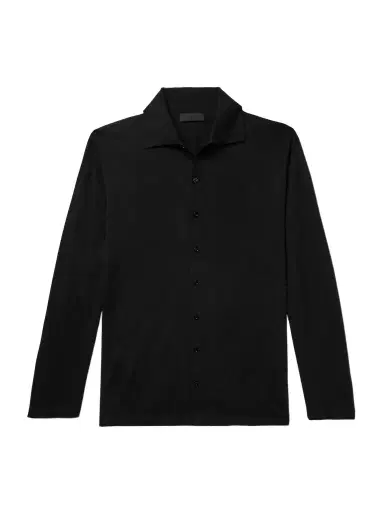 Saman Amel Carlo Cashmere and Silk-Blend Shirt - Men | Thumbnail 1