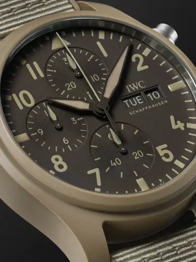 IWC SCHAFFHAUSEN Pilot's Top Gun Mojave Desert Automatic Chronograph Ceramic Watch, Ref. IW389402 - Men | Thumbnail 5 IWC SCHAFFHAUSEN Pilot's Top Gun Mojave Desert Automatic Chronograph Ceramic Watch, Ref. IW389402 - Men | Thumbnail 5