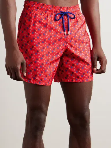 Vilebrequin Mahina traight-Leg Mid-Length Recycled wim Shorts - Men | Thumbnail 2 Vilebrequin Mahina traight-Leg Mid-Length Recycled wim Shorts - Men | Thumbnail 2
