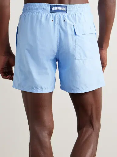Vilebrequin Moorea Straight-Leg Mid-Length ECONYL® Swim Shorts - Men | Thumbnail 3