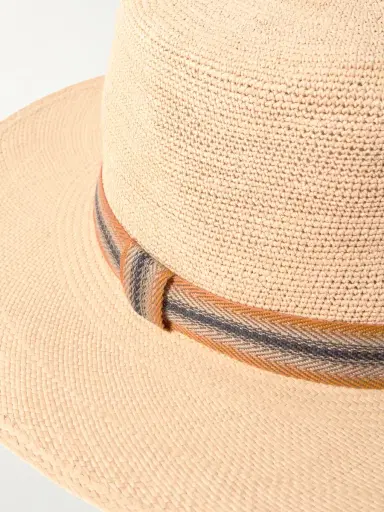 Loro Piana Naoki Webbing-Trimmed Straw Hat - Men | Thumbnail 4