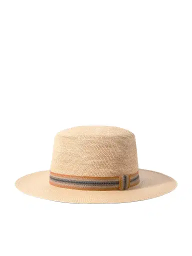 Loro Piana Naoki Webbing-Trimmed Straw Hat - Men | Thumbnail 1