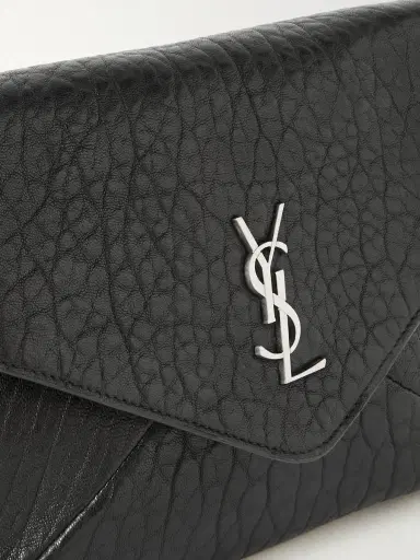 Saint Laurent Cassandre Logo-Appliquéd Textured-Leather Pouch - Men | Thumbnail 4 Saint Laurent Cassandre Logo-Appliquéd Textured-Leather Pouch - Men | Thumbnail 4