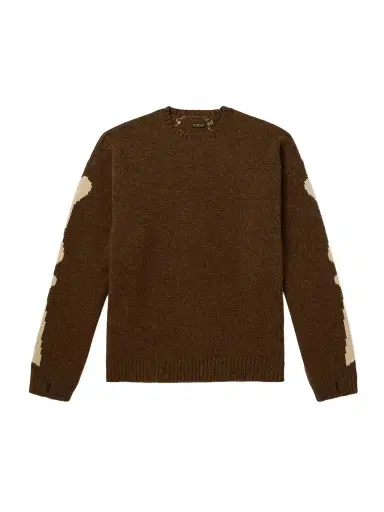 KAPITAL Oversized Intarsia Wool Sweater - Men | Thumbnail 1 KAPITAL Oversized Intarsia Wool Sweater - Men | Thumbnail 1