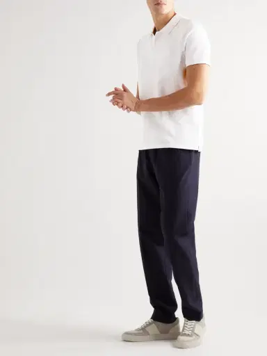 Vilebrequin Logo-Embroidered Cotton-Piqué Polo Shirt - Men | Thumbnail 2
