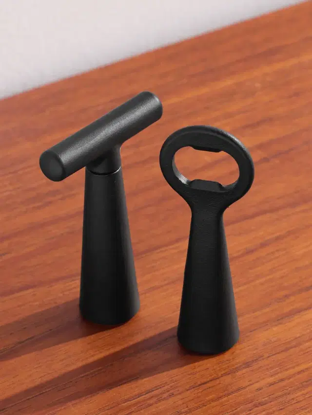 L'Atelier Du Vin PVD-Coated Steel Bottle Opener Set - Men