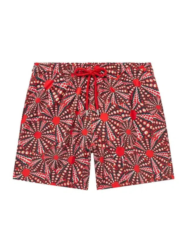 Vilebrequin Moorise Straight-Leg Mid-Length Printed Swim Shorts - Men
