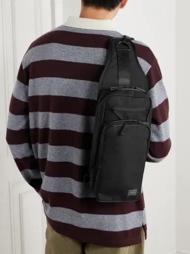 Porter-Yoshida and Co Hybrid Sling Logo-Appliquéd Canvas Backpack - Men | Thumbnail 2 Porter-Yoshida and Co Hybrid Sling Logo-Appliquéd Canvas Backpack - Men | Thumbnail 2
