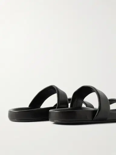 Saint Laurent Nichols Leather Slides - Men | Thumbnail 5