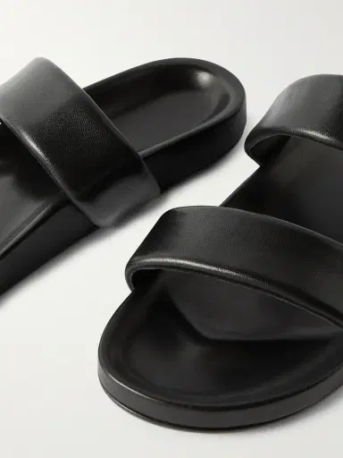 Saint Laurent Nichols Leather Slides - Men | Thumbnail 6