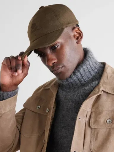 Loro Piana Logo-Embroidered Storm System® Cashmere Baseball Cap - Men | Thumbnail 2