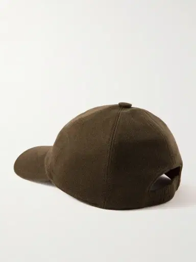 Loro Piana Logo-Embroidered Storm System® Cashmere Baseball Cap - Men | Thumbnail 3
