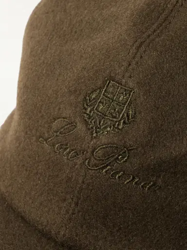 Loro Piana Logo-Embroidered Storm System® Cashmere Baseball Cap - Men | Thumbnail 4