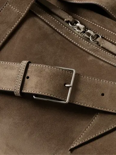 Métier Nomad Suede Weekend Bag - Men | Thumbnail 4