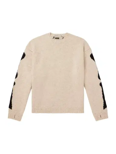KAPITAL Oversized Intarsia Wool Sweater - Men | Thumbnail 1