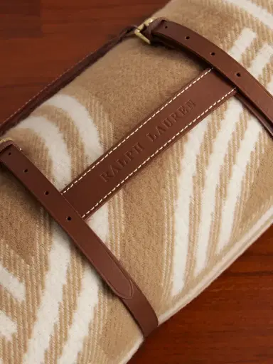Ralph Lauren Home Berken Merino Wool And Cashmere-blend Jacquard Blanket | Thumbnail 4