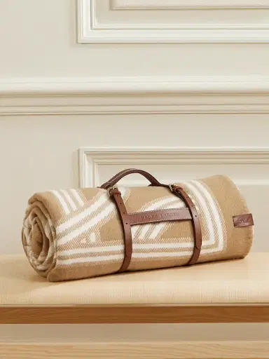 Ralph Lauren Home Berken Merino Wool And Cashmere-blend Jacquard Blanket | Thumbnail 5