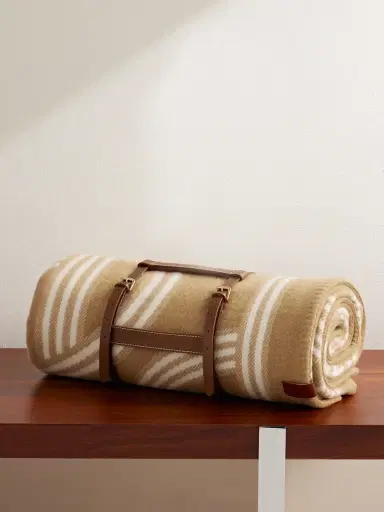 Ralph Lauren Home Berken Merino Wool And Cashmere-blend Jacquard Blanket | Thumbnail 1