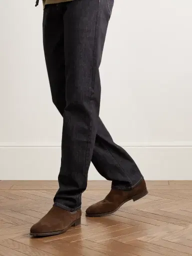 John Lobb Lawry Suede Chelsea Boots - Men | Thumbnail 2 John Lobb Lawry Suede Chelsea Boots - Men | Thumbnail 2