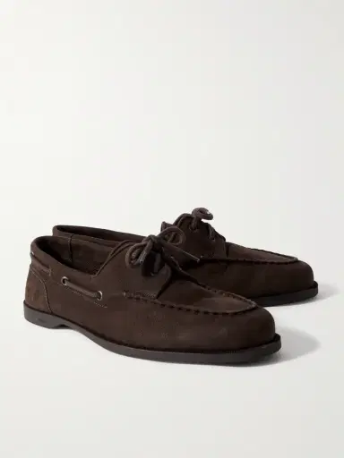 John Lobb Foil Leather Boat Shoes - Men | Thumbnail 4 John Lobb Foil Leather Boat Shoes - Men | Thumbnail 4