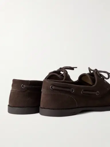 John Lobb Foil Leather Boat Shoes - Men | Thumbnail 5 John Lobb Foil Leather Boat Shoes - Men | Thumbnail 5