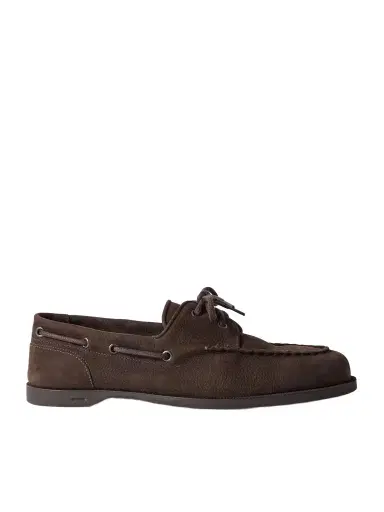 John Lobb Foil Leather Boat Shoes - Men | Thumbnail 1 John Lobb Foil Leather Boat Shoes - Men | Thumbnail 1