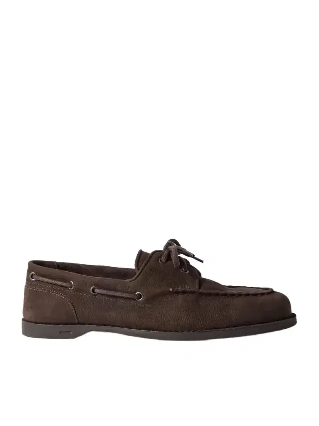 Foil Leather Boat Shoes - Men