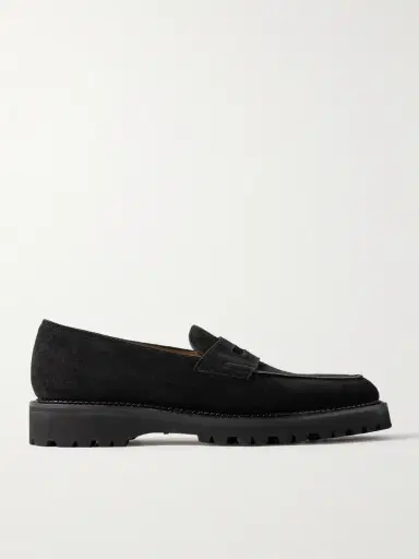 John Lobb Lopez New Standard Suede Penny Loafers - Men | Thumbnail 7 John Lobb Lopez New Standard Suede Penny Loafers - Men | Thumbnail 7