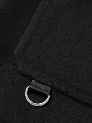 Loewe Leather-Trimmed Wool and Cashmere-Blend Overshirt - Men | Thumbnail 5 Loewe Leather-Trimmed Wool and Cashmere-Blend Overshirt - Men | Thumbnail 5