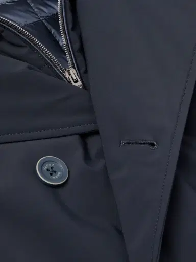 HERNO Double-Breasted Padded Stretch-Shell Down Peacoat - Men | Thumbnail 4 HERNO Double-Breasted Padded Stretch-Shell Down Peacoat - Men | Thumbnail 4