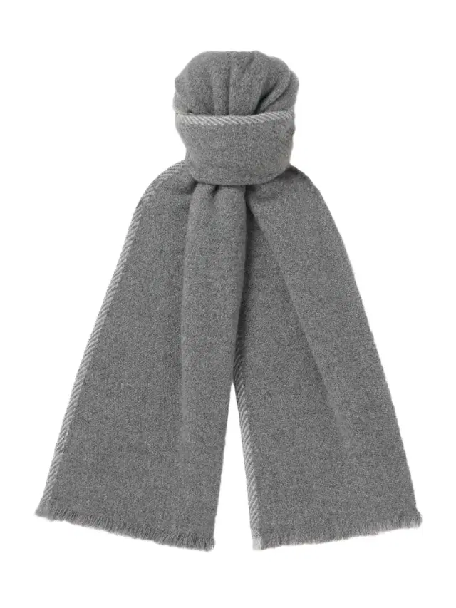 Brunello Cucinelli Frayed Cashmere Scarf - Men