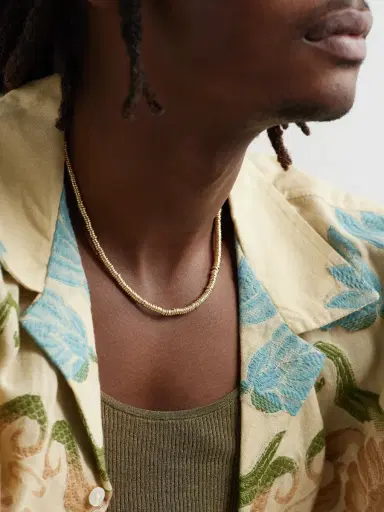 John Hardy Heishi 14-Karat Gold Necklace - Men | Thumbnail 2 John Hardy Heishi 14-Karat Gold Necklace - Men | Thumbnail 2