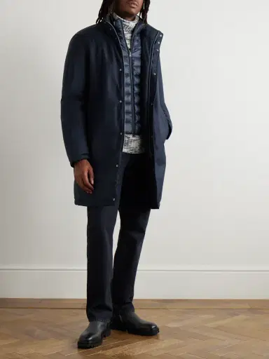 HERNO Layered Padded Shell Down Coat - Men | Thumbnail 2 HERNO Layered Padded Shell Down Coat - Men | Thumbnail 2